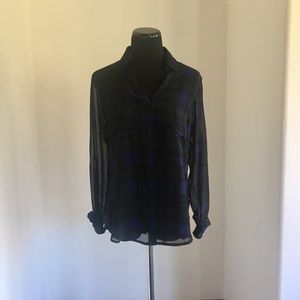 Express button down blouse